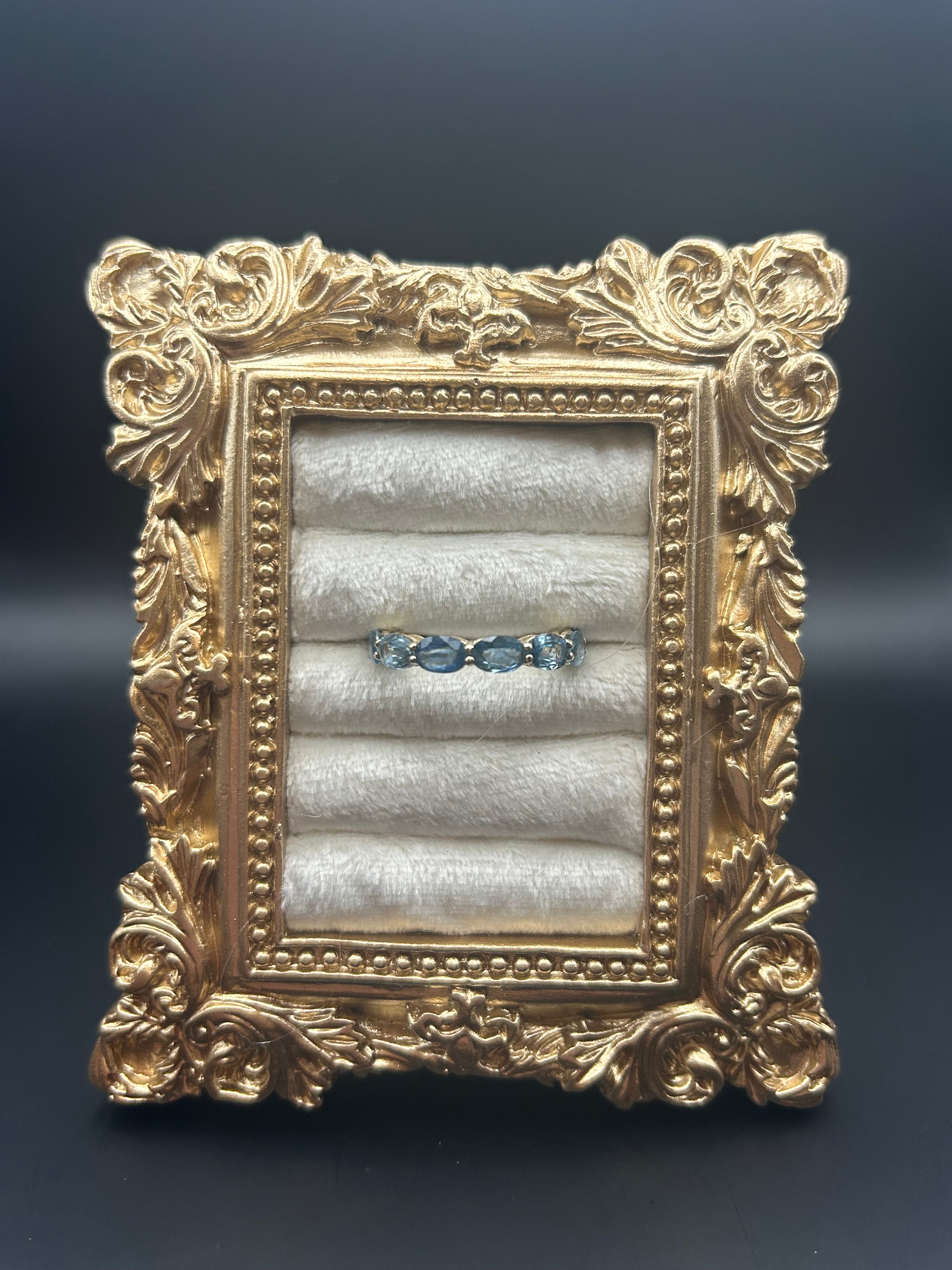 14K Sapphire Eternity Band