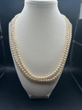 20" Double Strand Pearl Necklace
